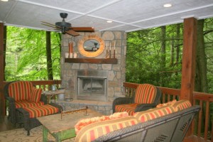 Adorable Cottage with newly added Outdoor Living Room in Cedar Creek Racquet Club in Cashiers, NC