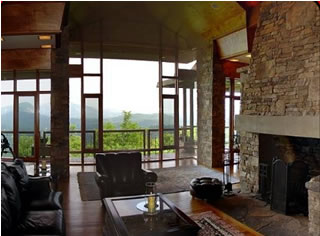Big Sheep Cliff - Lovely Mountain View and Lakeside Home - Highlands North Carolina Land - Cashiers North Carolina Properties - Mountain Land