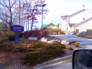 Hampton Inn in Cashiers, NC.  A perfect place to stay while you're looking for your Cashiers Home!
