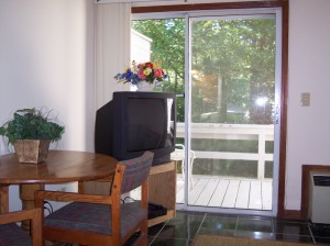 Dining Area with Deck Access